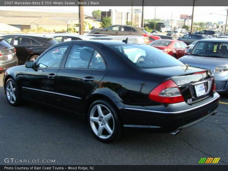 Black / Black 2007 Mercedes-Benz E 350 4Matic Sedan