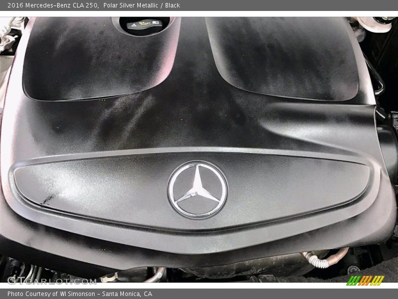Polar Silver Metallic / Black 2016 Mercedes-Benz CLA 250