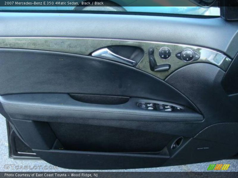 Black / Black 2007 Mercedes-Benz E 350 4Matic Sedan