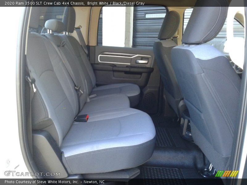 Bright White / Black/Diesel Gray 2020 Ram 3500 SLT Crew Cab 4x4 Chassis