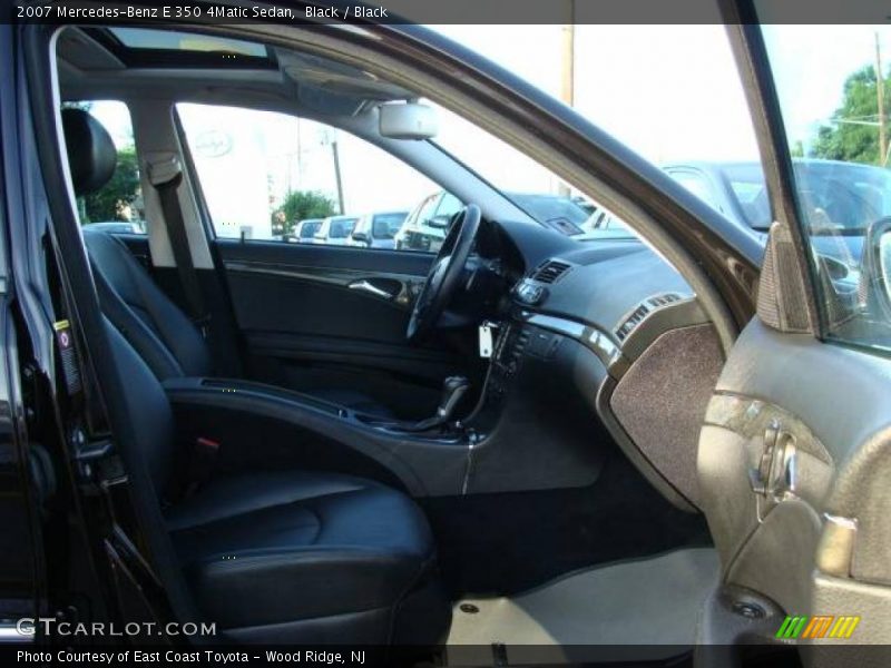 Black / Black 2007 Mercedes-Benz E 350 4Matic Sedan
