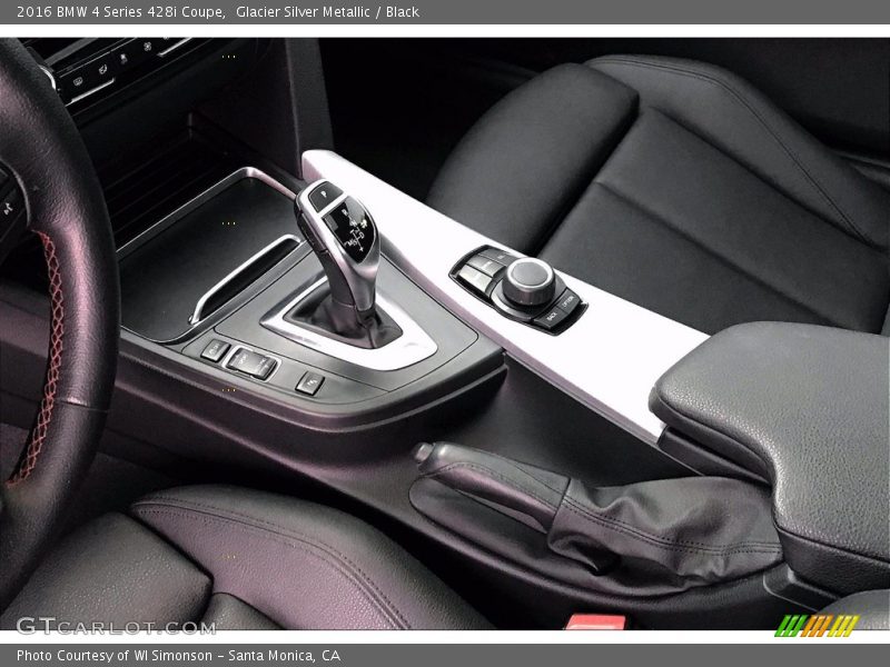 Glacier Silver Metallic / Black 2016 BMW 4 Series 428i Coupe