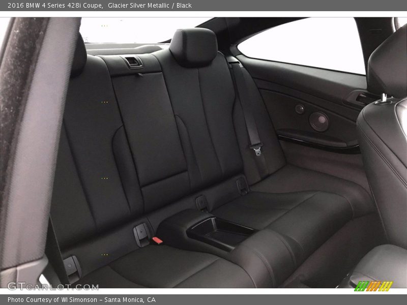 Glacier Silver Metallic / Black 2016 BMW 4 Series 428i Coupe
