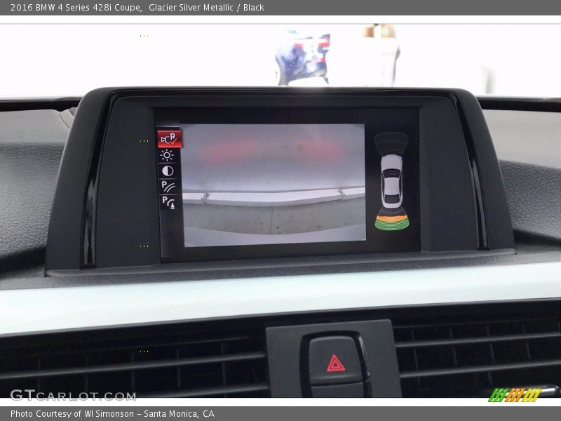 Glacier Silver Metallic / Black 2016 BMW 4 Series 428i Coupe