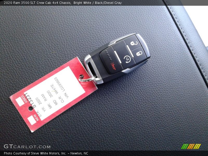 Keys of 2020 3500 SLT Crew Cab 4x4 Chassis