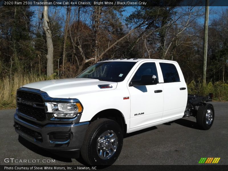 Bright White / Black/Diesel Gray 2020 Ram 2500 Tradesman Crew Cab 4x4 Chassis