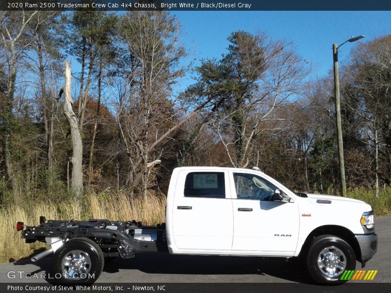 Bright White / Black/Diesel Gray 2020 Ram 2500 Tradesman Crew Cab 4x4 Chassis