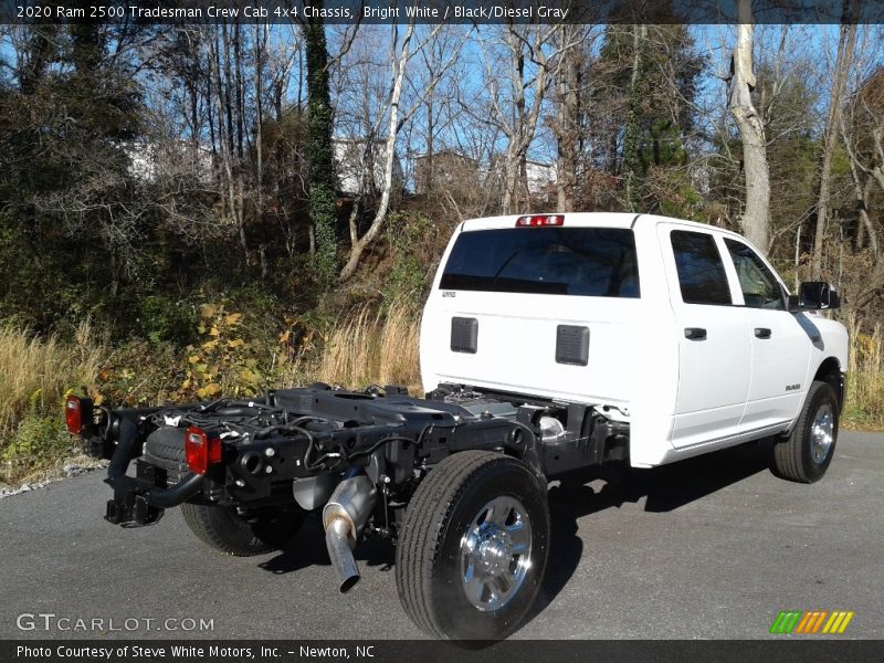 Bright White / Black/Diesel Gray 2020 Ram 2500 Tradesman Crew Cab 4x4 Chassis