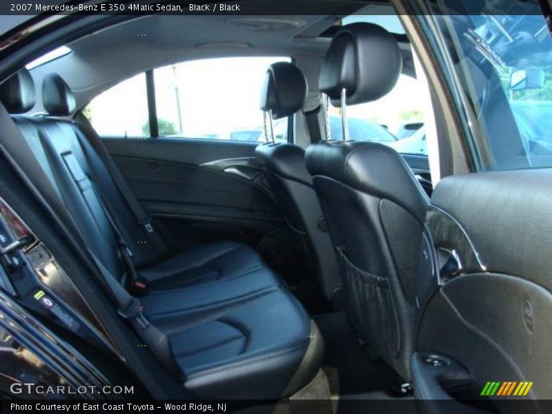 Black / Black 2007 Mercedes-Benz E 350 4Matic Sedan
