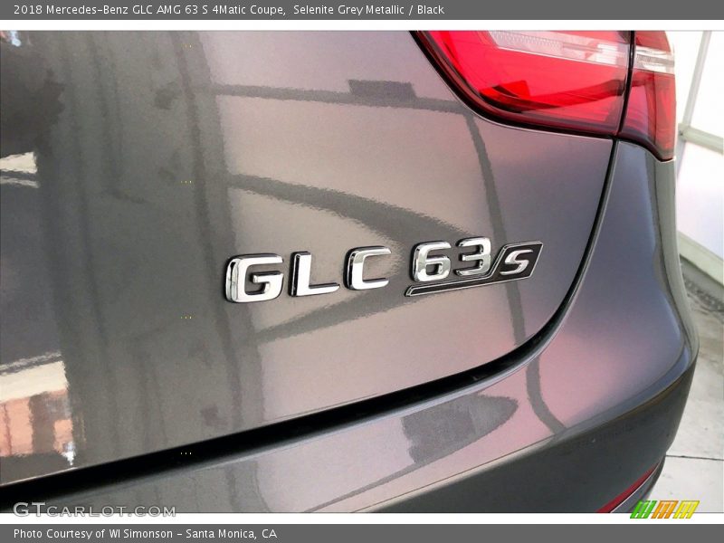 Selenite Grey Metallic / Black 2018 Mercedes-Benz GLC AMG 63 S 4Matic Coupe
