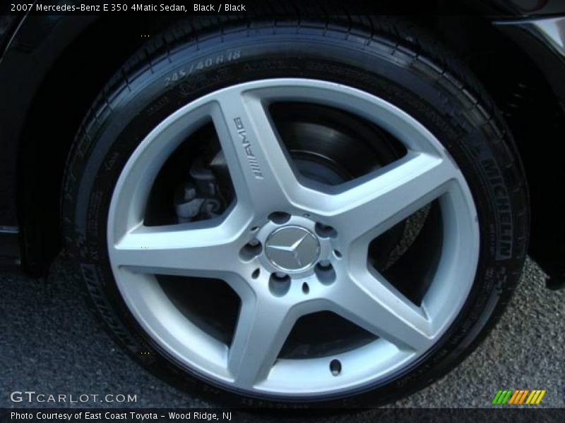 Black / Black 2007 Mercedes-Benz E 350 4Matic Sedan