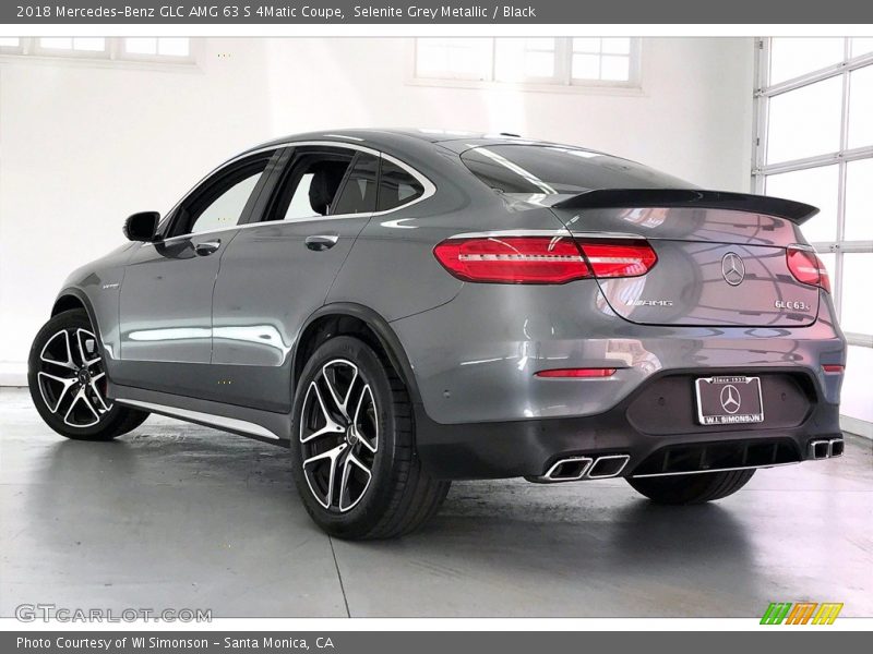 Selenite Grey Metallic / Black 2018 Mercedes-Benz GLC AMG 63 S 4Matic Coupe