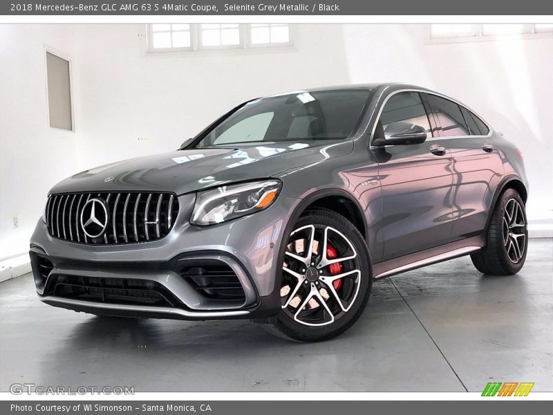Selenite Grey Metallic / Black 2018 Mercedes-Benz GLC AMG 63 S 4Matic Coupe