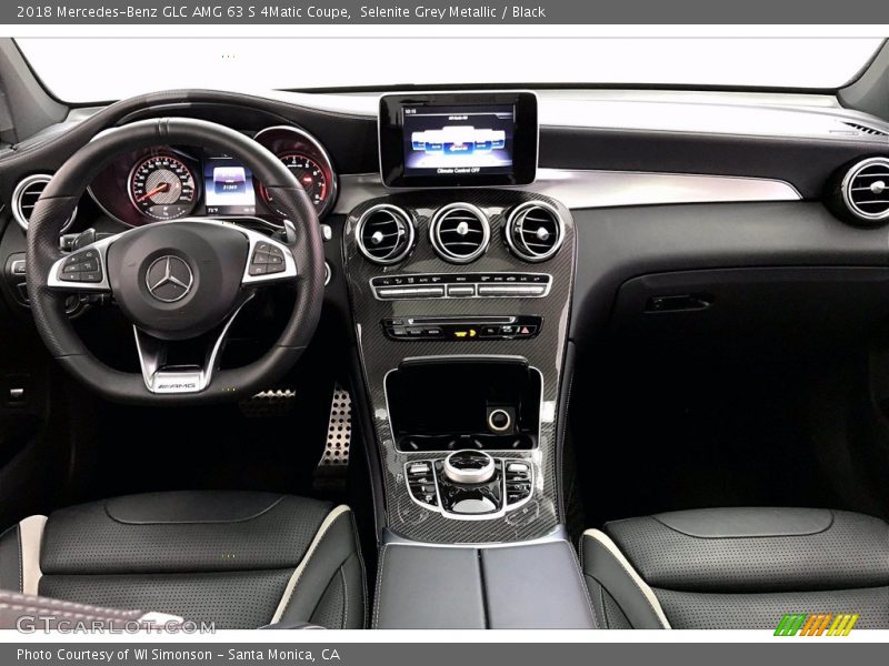Selenite Grey Metallic / Black 2018 Mercedes-Benz GLC AMG 63 S 4Matic Coupe