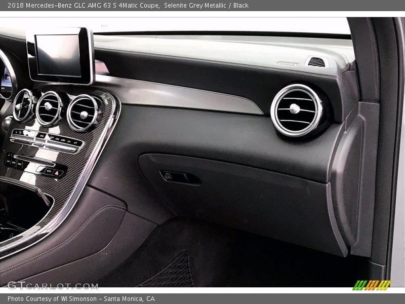 Selenite Grey Metallic / Black 2018 Mercedes-Benz GLC AMG 63 S 4Matic Coupe