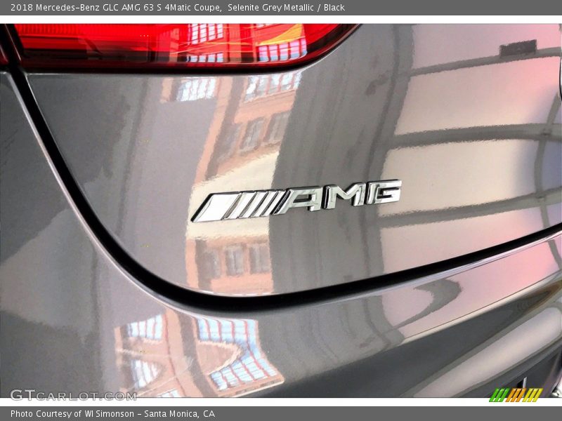 Selenite Grey Metallic / Black 2018 Mercedes-Benz GLC AMG 63 S 4Matic Coupe