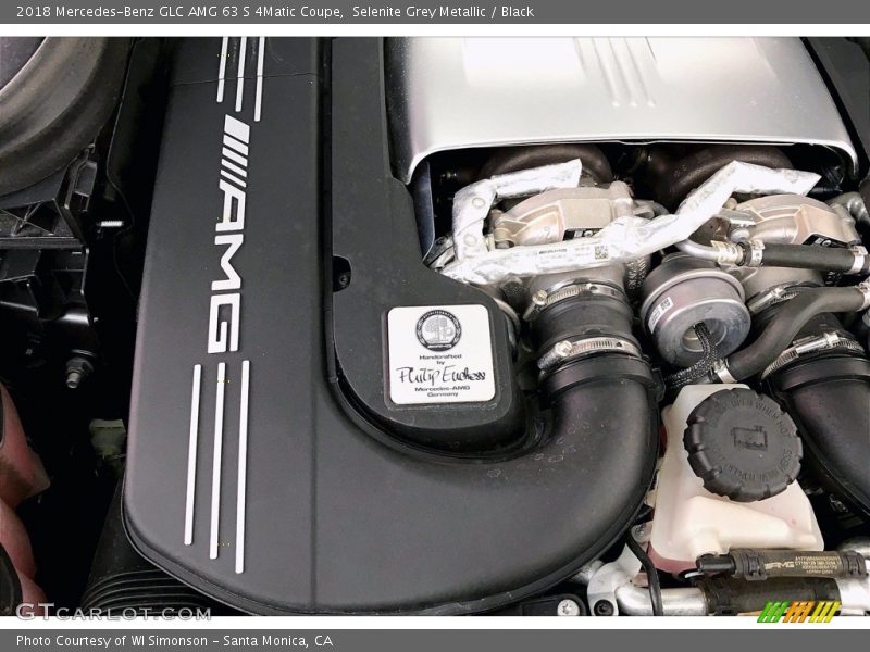 Selenite Grey Metallic / Black 2018 Mercedes-Benz GLC AMG 63 S 4Matic Coupe