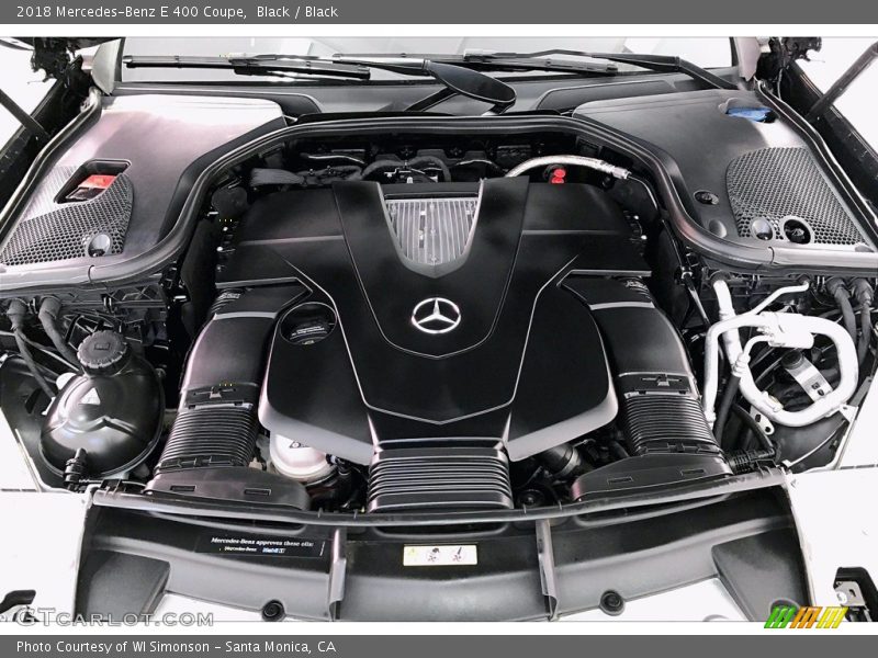 Black / Black 2018 Mercedes-Benz E 400 Coupe
