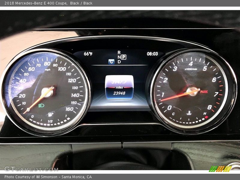 Black / Black 2018 Mercedes-Benz E 400 Coupe