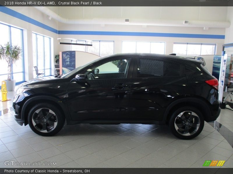Crystal Black Pearl / Black 2018 Honda HR-V EX-L AWD