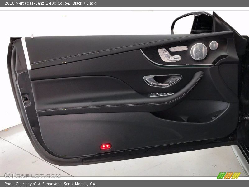 Black / Black 2018 Mercedes-Benz E 400 Coupe