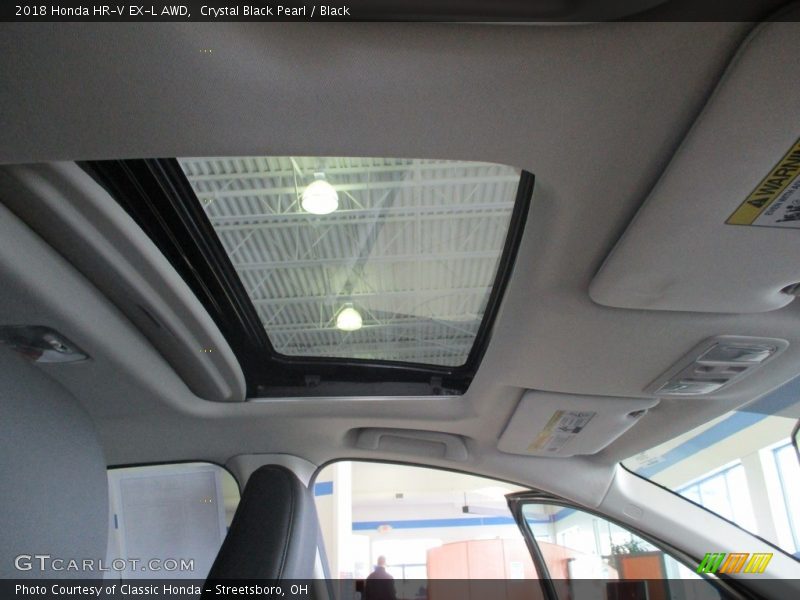 Crystal Black Pearl / Black 2018 Honda HR-V EX-L AWD