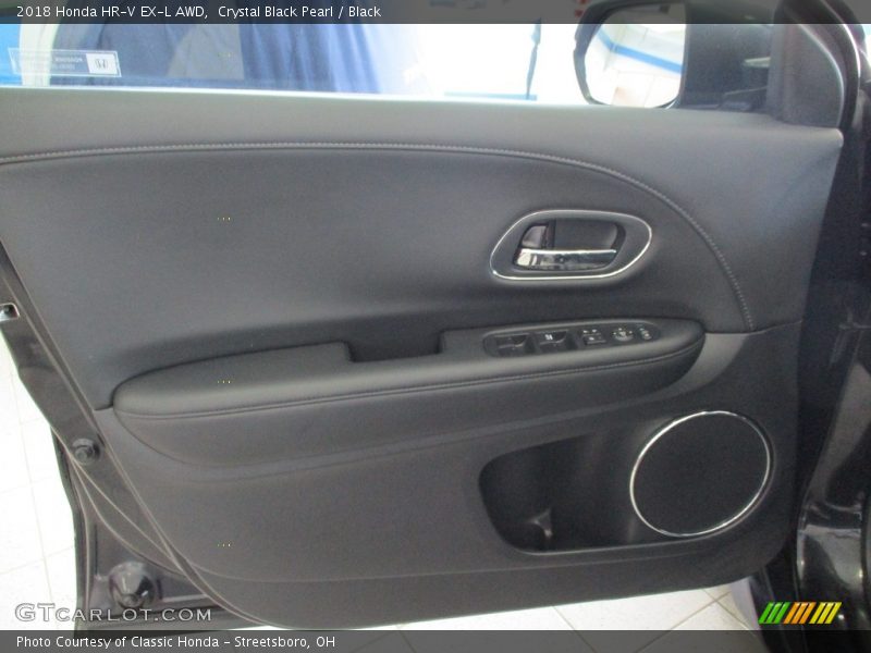 Crystal Black Pearl / Black 2018 Honda HR-V EX-L AWD