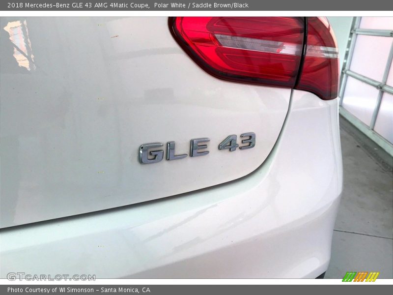 Polar White / Saddle Brown/Black 2018 Mercedes-Benz GLE 43 AMG 4Matic Coupe