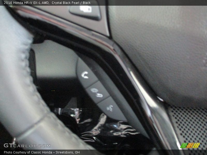 Crystal Black Pearl / Black 2018 Honda HR-V EX-L AWD