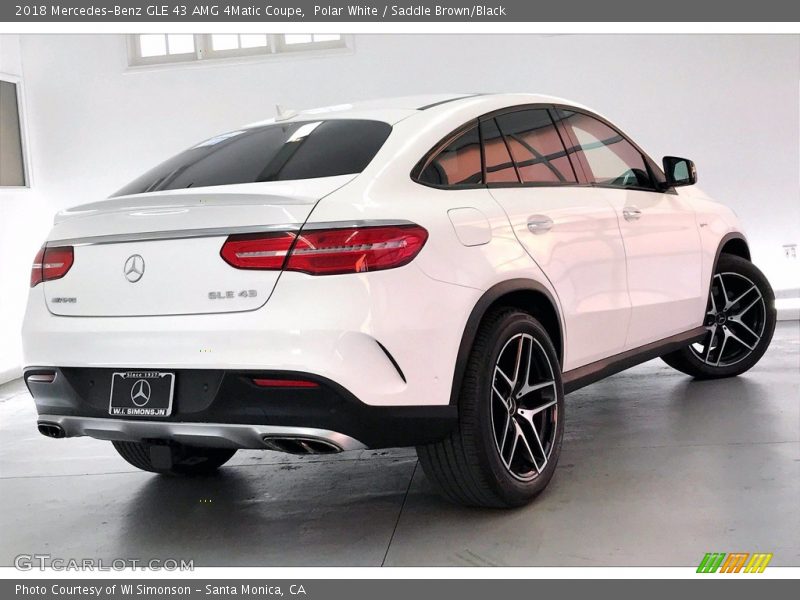 Polar White / Saddle Brown/Black 2018 Mercedes-Benz GLE 43 AMG 4Matic Coupe