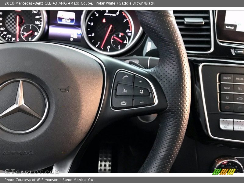 Polar White / Saddle Brown/Black 2018 Mercedes-Benz GLE 43 AMG 4Matic Coupe