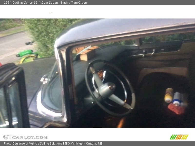 Black / Tan/Green 1954 Cadillac Series 62 4 Door Sedan