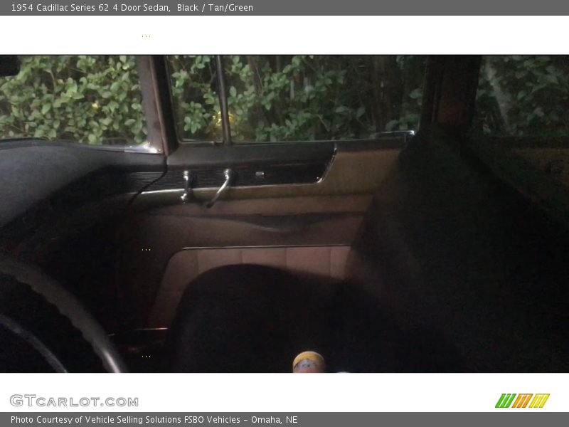 Black / Tan/Green 1954 Cadillac Series 62 4 Door Sedan