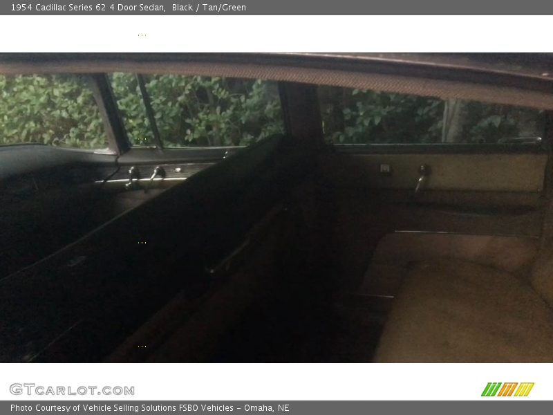 Black / Tan/Green 1954 Cadillac Series 62 4 Door Sedan