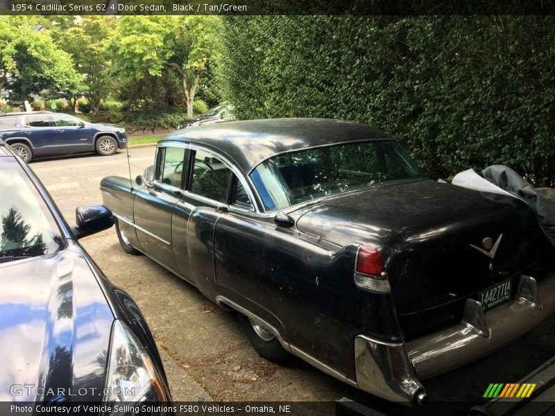 Black / Tan/Green 1954 Cadillac Series 62 4 Door Sedan