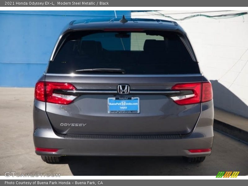 Modern Steel Metallic / Black 2021 Honda Odyssey EX-L