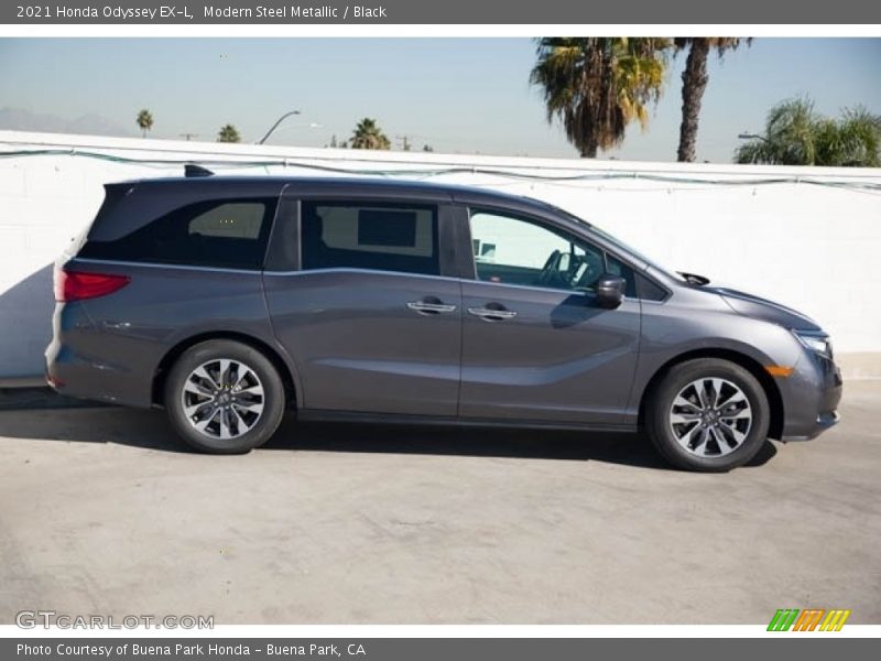 Modern Steel Metallic / Black 2021 Honda Odyssey EX-L