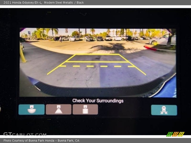 Modern Steel Metallic / Black 2021 Honda Odyssey EX-L