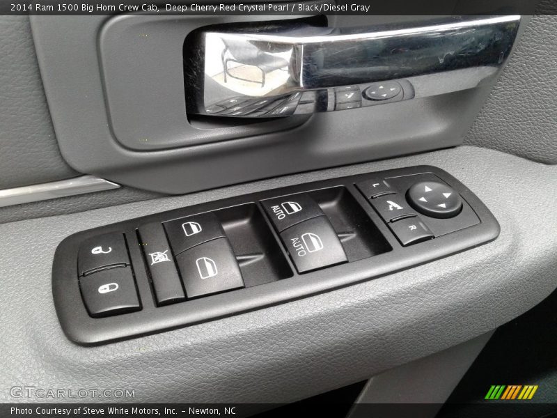 Deep Cherry Red Crystal Pearl / Black/Diesel Gray 2014 Ram 1500 Big Horn Crew Cab