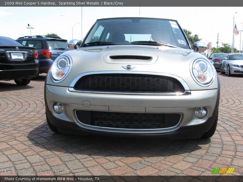 Sparkling Silver Metallic / Black/Grey 2009 Mini Cooper S Hardtop