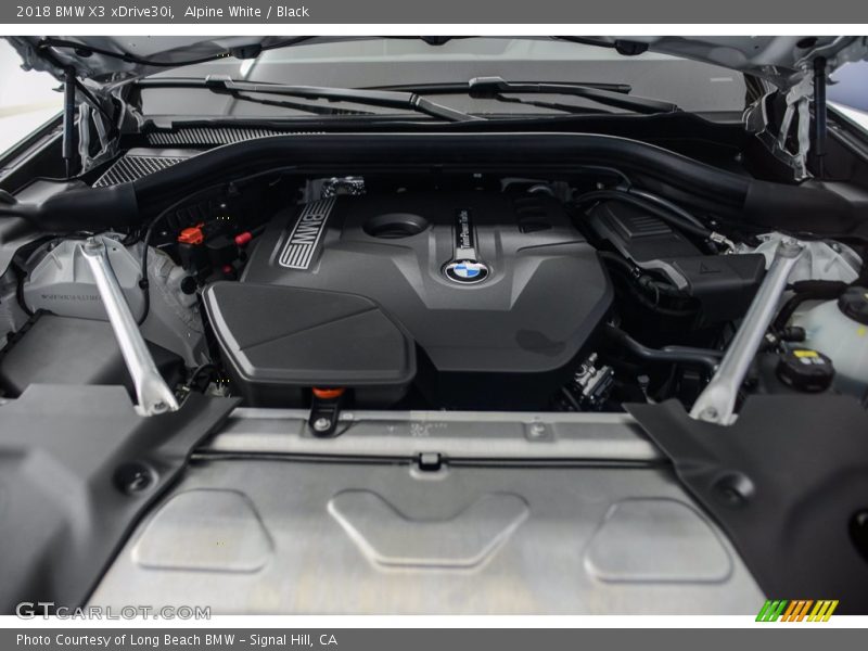 Alpine White / Black 2018 BMW X3 xDrive30i