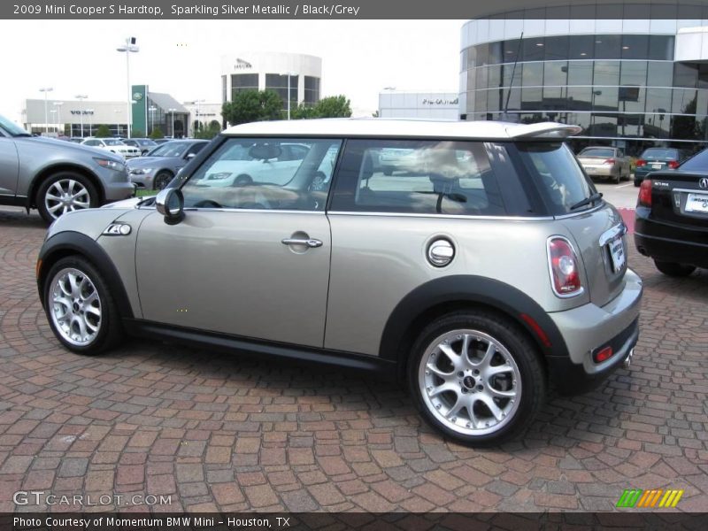 Sparkling Silver Metallic / Black/Grey 2009 Mini Cooper S Hardtop