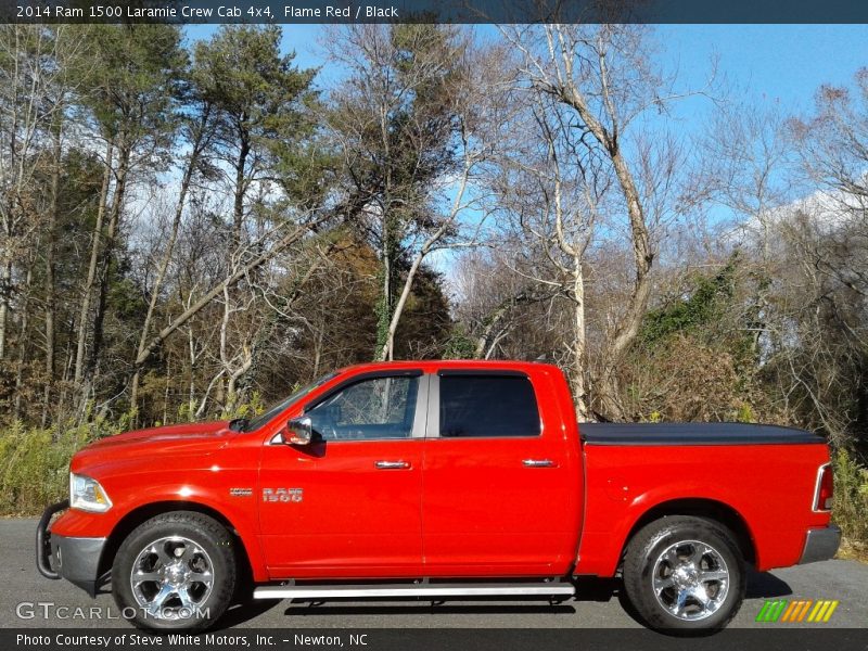 Flame Red / Black 2014 Ram 1500 Laramie Crew Cab 4x4