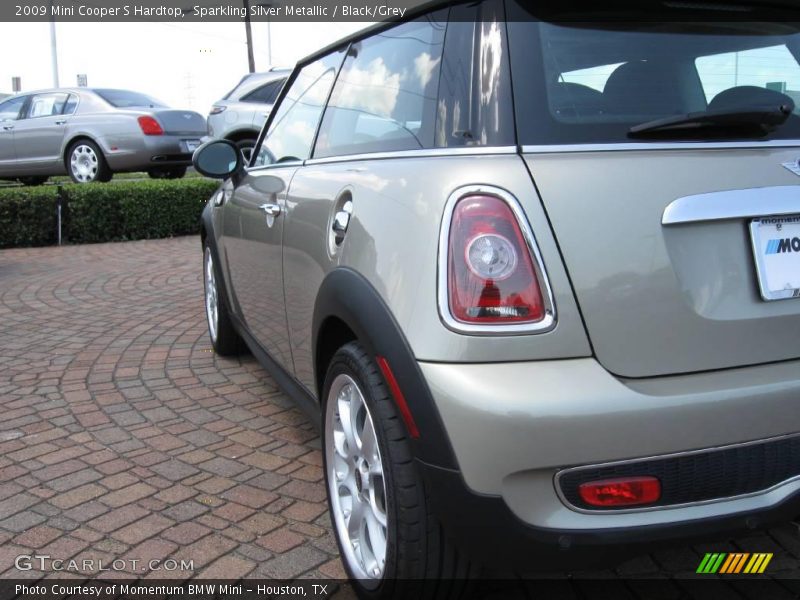 Sparkling Silver Metallic / Black/Grey 2009 Mini Cooper S Hardtop