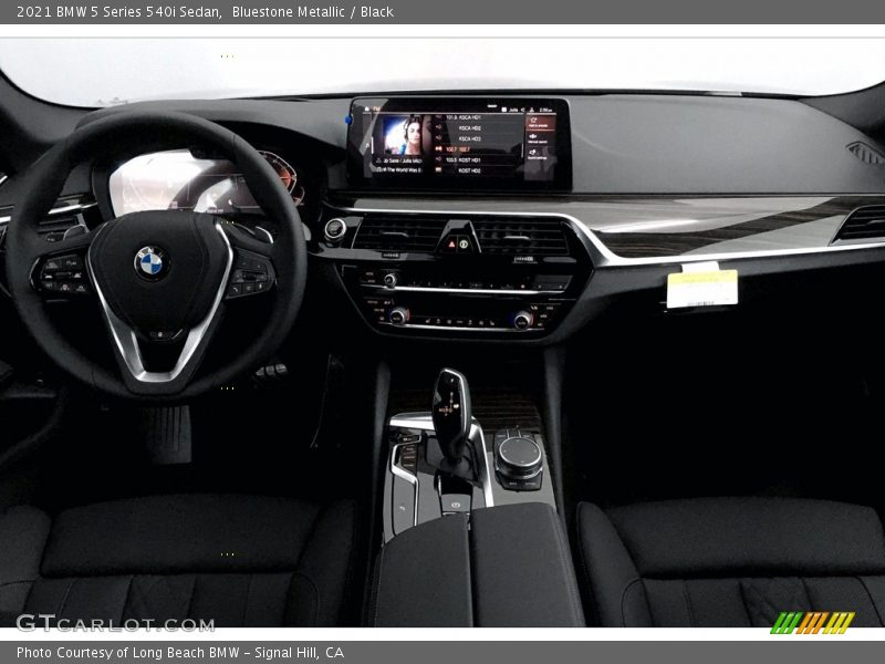 Bluestone Metallic / Black 2021 BMW 5 Series 540i Sedan