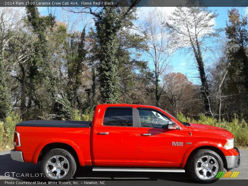 Flame Red / Black 2014 Ram 1500 Laramie Crew Cab 4x4