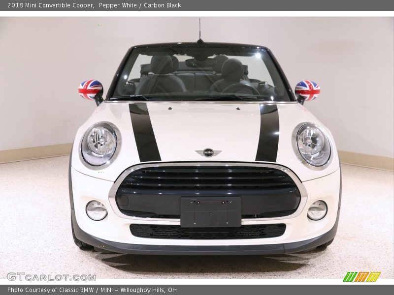 Pepper White / Carbon Black 2018 Mini Convertible Cooper