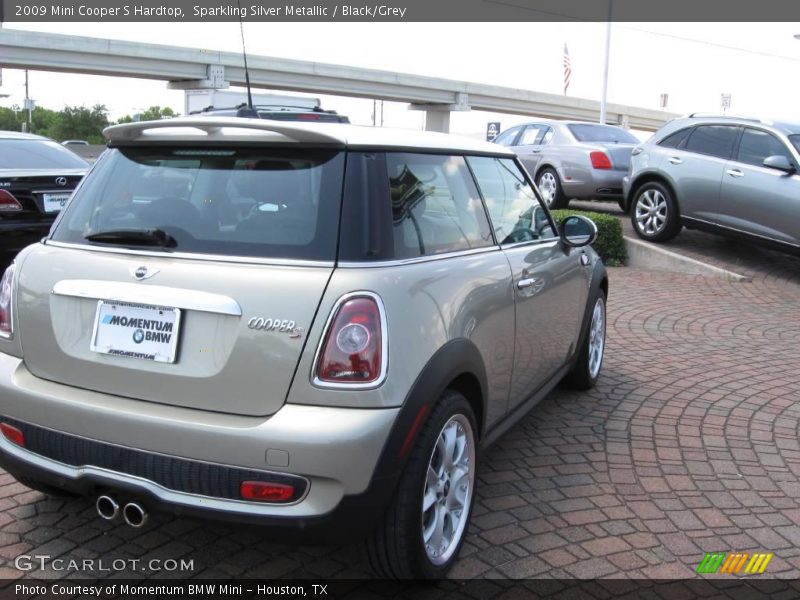 Sparkling Silver Metallic / Black/Grey 2009 Mini Cooper S Hardtop