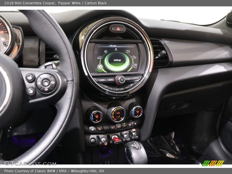 Pepper White / Carbon Black 2018 Mini Convertible Cooper