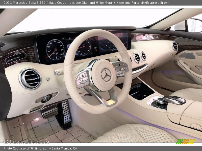 Dashboard of 2021 S 560 4Matic Coupe